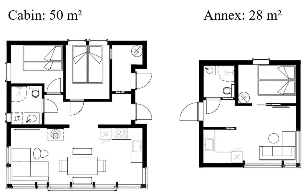 Exclusive Mountain Cabin With Spectacular Views At The Top Of Hodlekve With Possibility Of Extra Unit Sogndal Bagian luar foto
