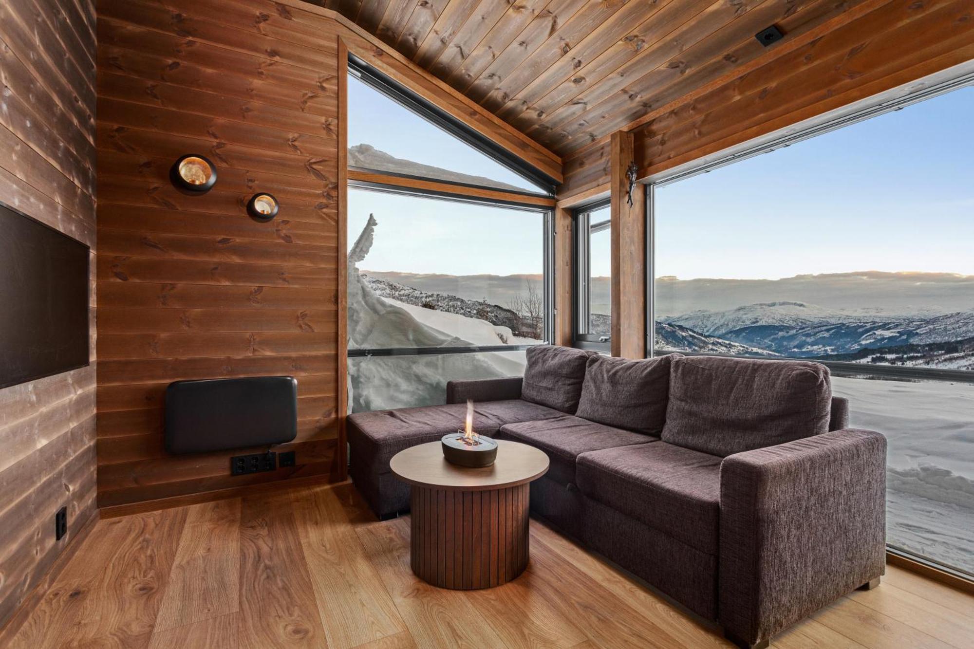 Exclusive Mountain Cabin With Spectacular Views At The Top Of Hodlekve With Possibility Of Extra Unit Sogndal Bagian luar foto