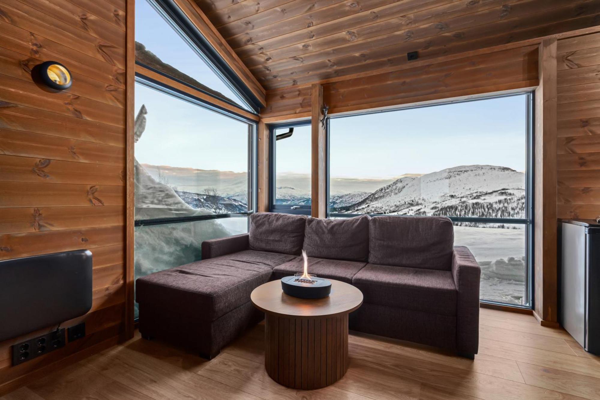 Exclusive Mountain Cabin With Spectacular Views At The Top Of Hodlekve With Possibility Of Extra Unit Sogndal Bagian luar foto