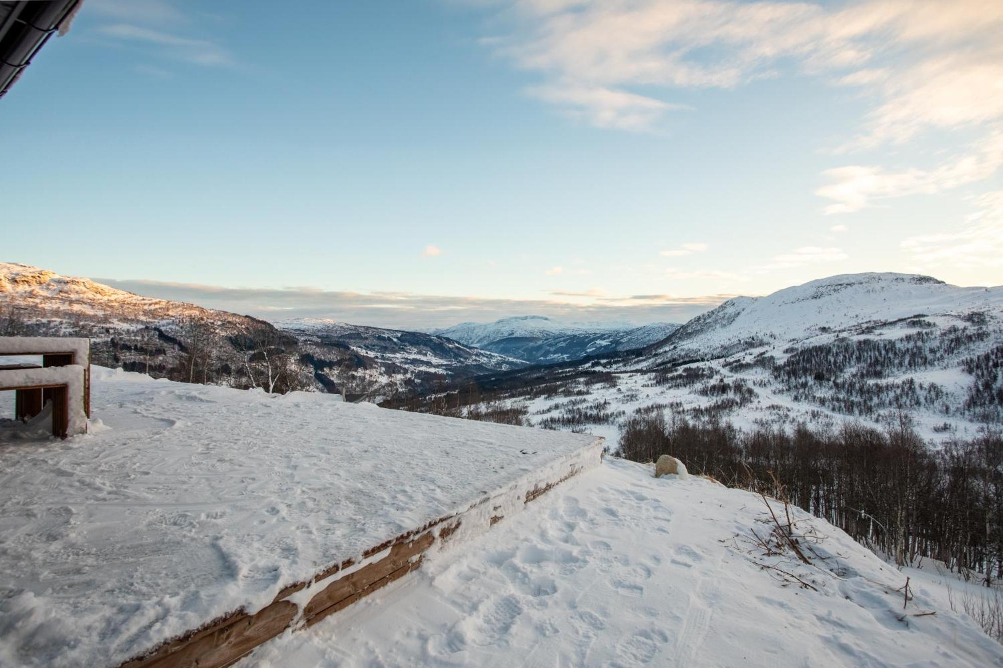 Exclusive Mountain Cabin With Spectacular Views At The Top Of Hodlekve With Possibility Of Extra Unit Sogndal Bagian luar foto