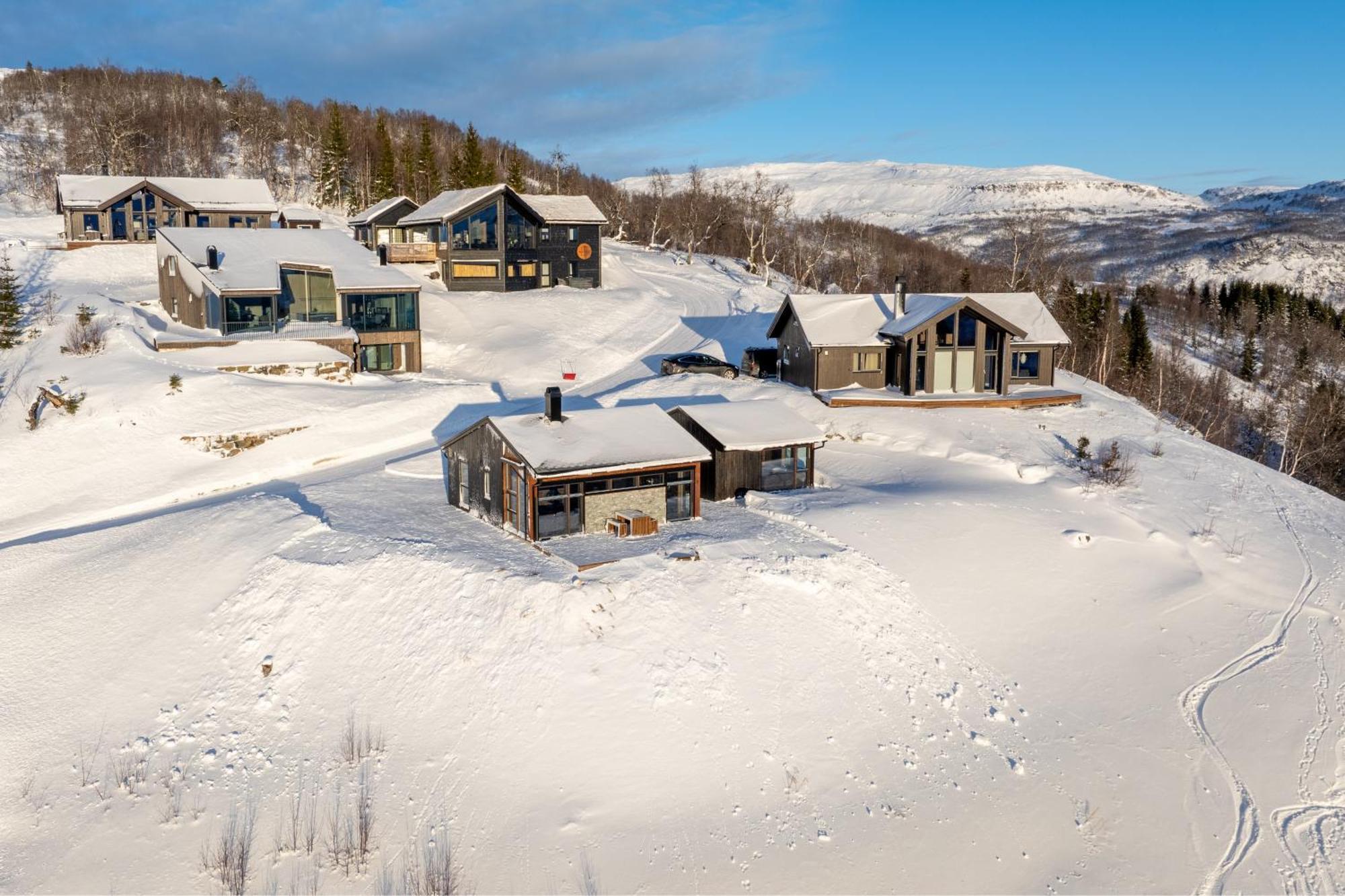 Exclusive Mountain Cabin With Spectacular Views At The Top Of Hodlekve With Possibility Of Extra Unit Sogndal Bagian luar foto