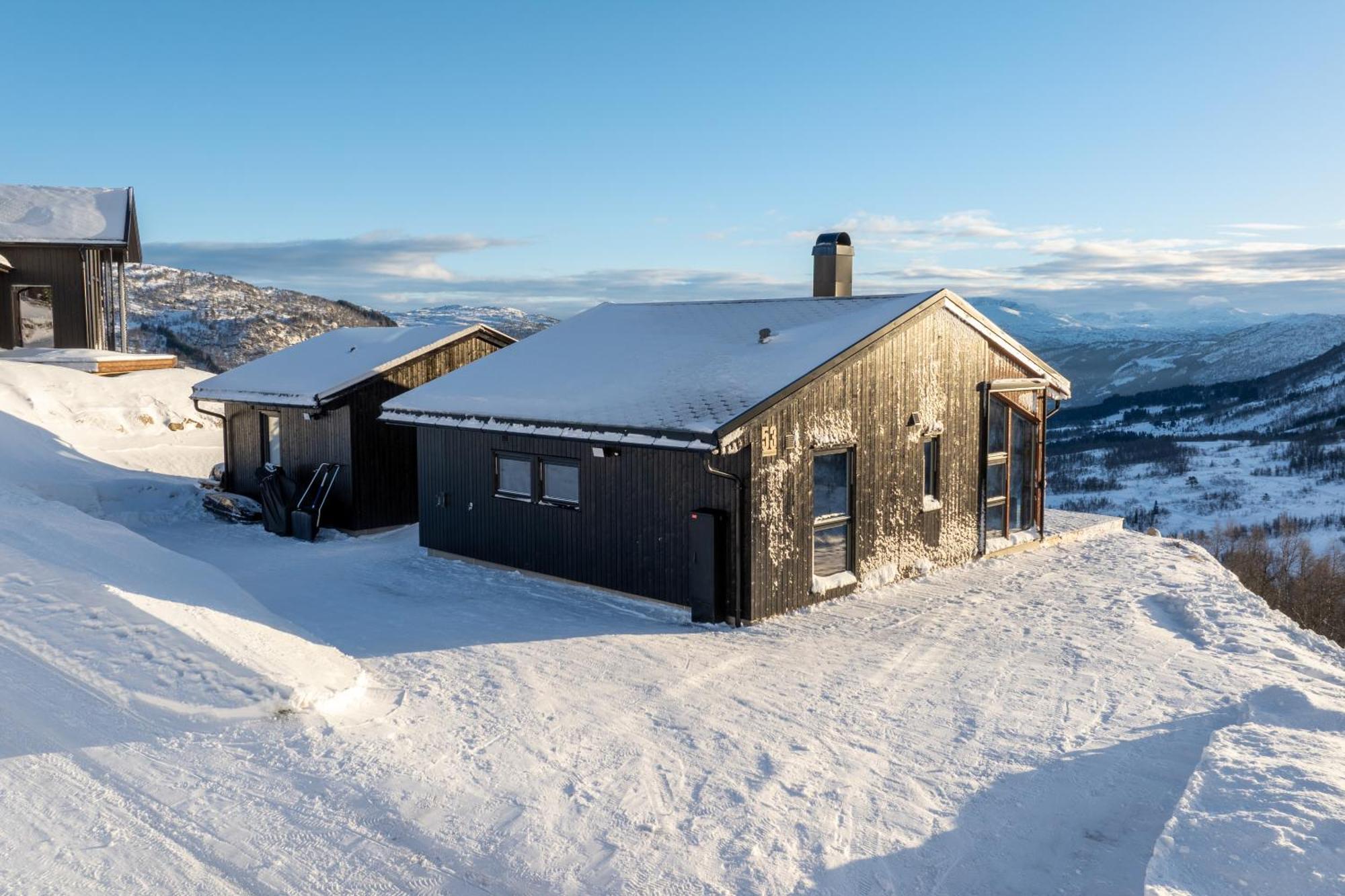 Exclusive Mountain Cabin With Spectacular Views At The Top Of Hodlekve With Possibility Of Extra Unit Sogndal Bagian luar foto